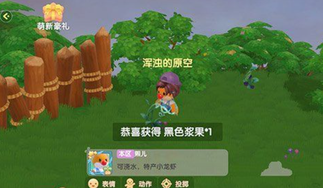 摩尔庄园前哨站浆果怎么摘