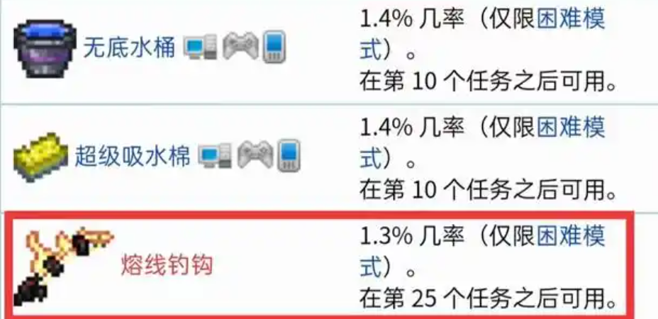 泰拉瑞亚如何获得热线鱼竿