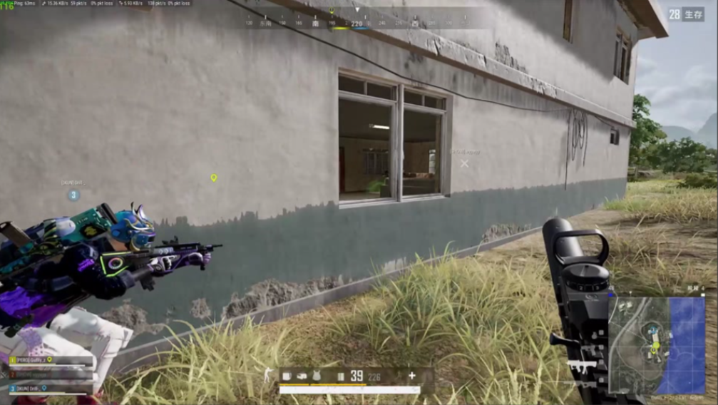 绝地求生如何翻窗趴下