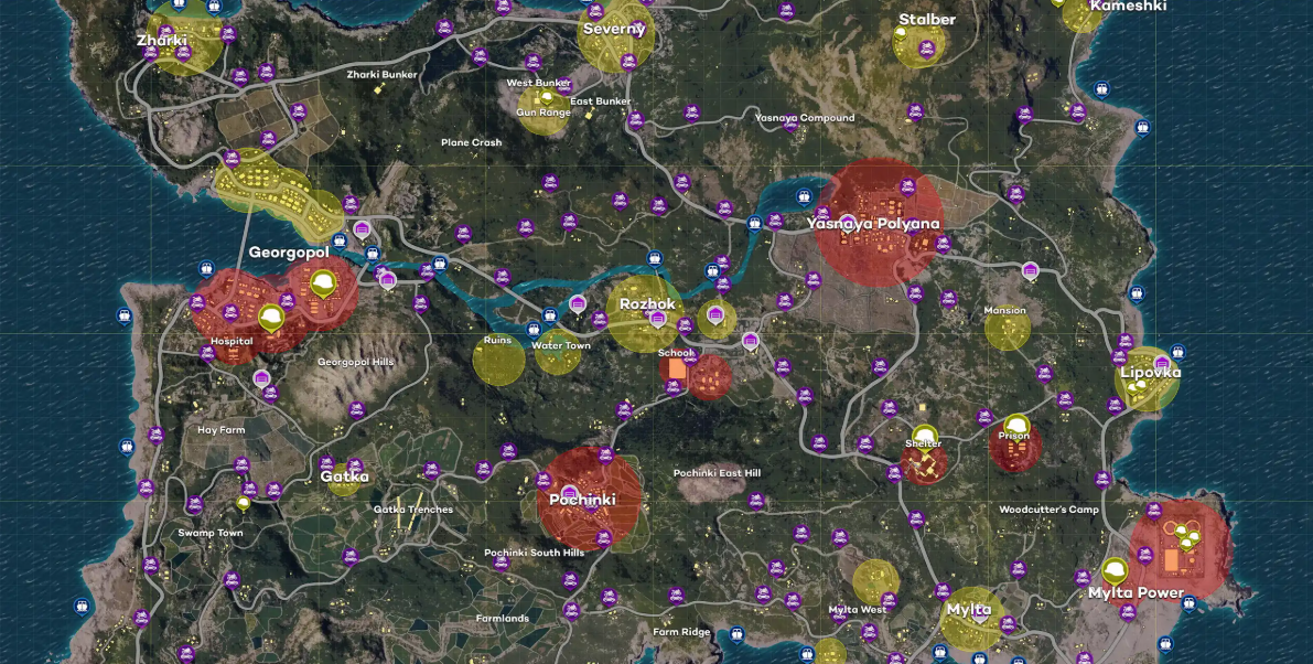 绝地求生怎么快速找神秘打野点