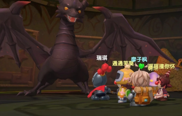 摩尔庄园打红龙怎么召唤精灵