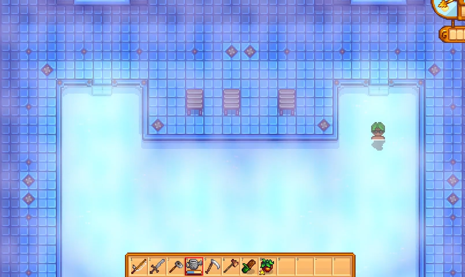 星露谷物语温泉在哪里