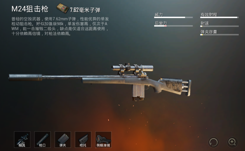 绝地求生手游m24如何使用