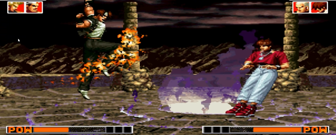 拳皇97怎么空中防守